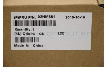 Lenovo 02HM881 Lenovo LCD Module,15.6\",UHD,Non-Touch,Anti-Glare,IPS,Color Calibration