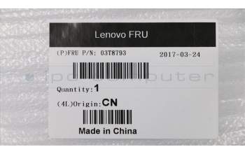 Lenovo 03T8793 FRU, SanChristoVal FRONT BEZEL ASSY