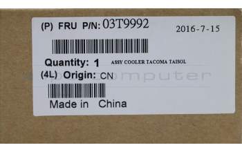 Lenovo 03T9992 HEATSINK 65W 1150CPU with grea