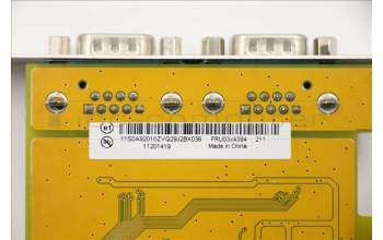 Lenovo 03X4394 MECH ASM PCI-E to 2 Serial por