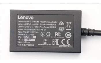 Lenovo FRU Type C to C/HDMI für Lenovo ThinkPad X1 Tablet Gen 1 (20GG/20GH)