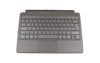 03X7561 Original Lenovo Tastatur inkl. Topcase DE (deutsch) grau/schwarz mit Backlight