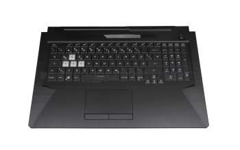 04060-01200000 Original Asus Tastatur inkl. Topcase DE (deutsch) schwarz/transparent/schwarz mit Backlight
