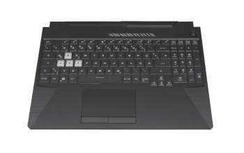 04060-01200300 Original Asus Tastatur inkl. Topcase DE (deutsch) schwarz/transparent/schwarz mit Backlight