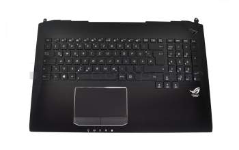 04A1-009V000 Original Asus Tastatur inkl. Topcase DE (deutsch) schwarz/schwarz mit Backlight