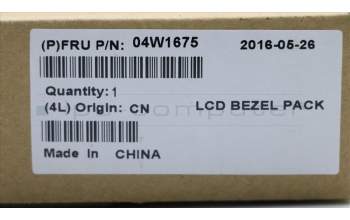 Lenovo 04W1675 LCD Bezel ASM