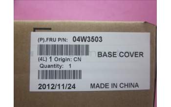 Lenovo 04W3503 MECHA FRU Base Cover ASM TB T6