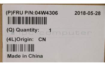 Lenovo 04W4306 HEATSK FRU Thermal Lüfter Delta