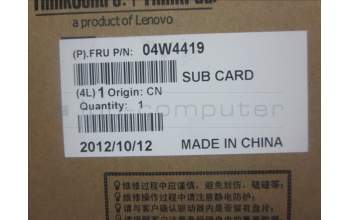 Lenovo 04W4419 FRU FP sub card