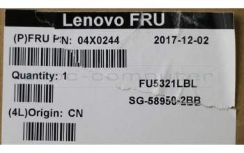 Lenovo 04X0244 NB_KYB CS13X,GB,LTN,Backlit