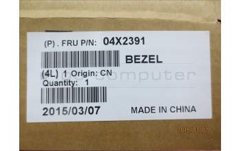 Lenovo 04X2391 Bezel, ODD Main bezel without CR asm