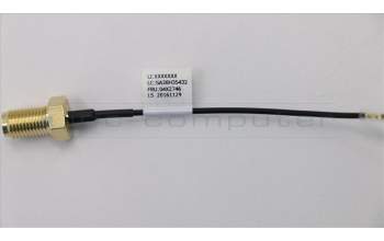 Lenovo CABLE Fru,65mm I-Pex to SMA M.2 Cable für Lenovo ThinkCentre M900x (10LX/10LY/10M6)