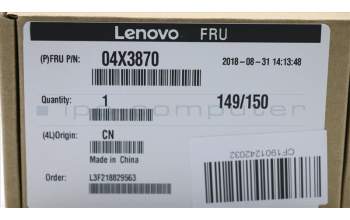 Lenovo 04X3870 FRU Scharnier Kit SZS