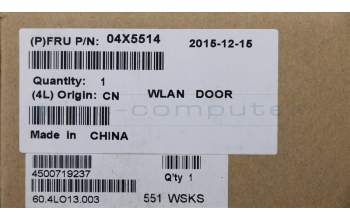 Lenovo 04X5514 FRU WLAN Door