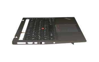 04X6500 Original Lenovo Tastatur inkl. Topcase DE (deutsch) schwarz/schwarz mit Backlight und Mouse-Stick