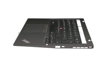 04X6537 Original Lenovo Tastatur inkl. Topcase DE (deutsch) schwarz/schwarz mit Backlight und Mouse-Stick