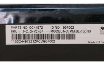 Lenovo 04Y2407 NB_KYB CS13KM,NO,CHY,Backlit