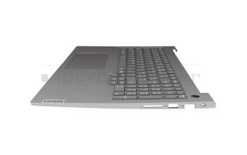 05619009M063 Original Lenovo Tastatur inkl. Topcase FR (französisch) grau/grau mit Backlight
