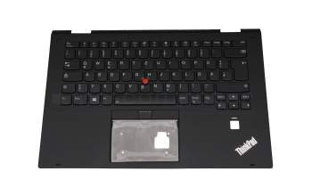 0615B03 Original Lenovo Tastatur inkl. Topcase DE (deutsch) schwarz/schwarz mit Backlight und Mouse-Stick