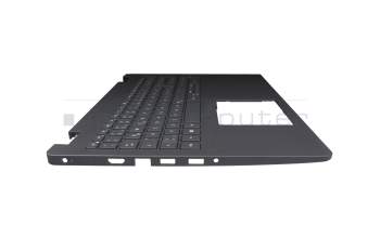 080V09 Original Dell Tastatur inkl. Topcase DE (deutsch) grau/grau mit Backlight