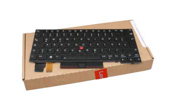 08H0008 Original Lenovo Tastatur DE (deutsch) schwarz mit Backlight und Mouse-Stick