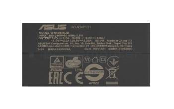 0A001-01054800 Original Asus USB-C Netzteil 65,0 Watt EU Wallplug