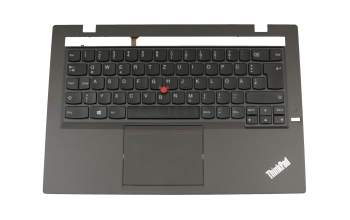 0C45081 Original Lenovo Tastatur inkl. Topcase DE (deutsch) schwarz/schwarz mit Backlight und Mouse-Stick