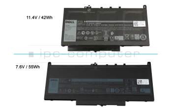 0J60J5 Original Dell Akku 55Wh 7,6V