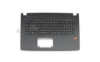 0KN1-0B4GE21 Original Asus Tastatur inkl. Topcase DE (deutsch) schwarz/schwarz mit Backlight RGB