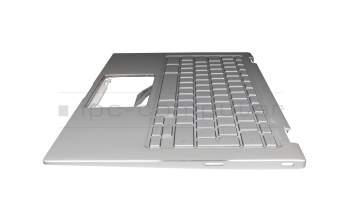 0KN1-7EGE12 Original Asus Tastatur inkl. Topcase DE (deutsch) silber/silber mit Backlight