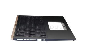 0KN1-9D2GE16 Original Pegatron Tastatur inkl. Topcase DE (deutsch) blau/blau mit Backlight