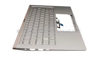 0KN1-A61GE13 Original Asus Tastatur inkl. Topcase DE (deutsch) silber/silber mit Backlight