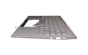 0KN1-A6GE13 R1.0 Original Asus Tastatur inkl. Topcase DE (deutsch) weiß/silber mit Backlight