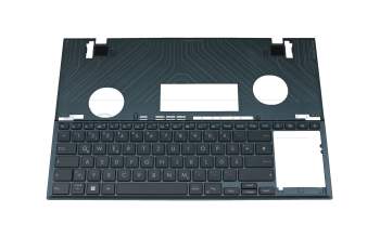 0KN1-BY1GE23 R2.0 Original Pegatron Tastatur inkl. Topcase DE (deutsch) blau/blau mit Backlight