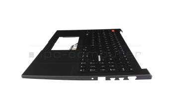 0KN1-EH2GE12 Original Pega Tastatur inkl. Topcase DE (deutsch) schwarz/schwarz mit Backlight