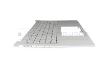 0KN1-FH4GE12 Original Pega Tastatur inkl. Topcase DE (deutsch) silber/silber