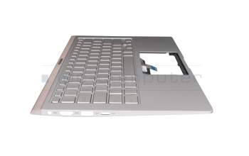 0KN1-SZ2GE13 Original Pegatron Tastatur inkl. Topcase DE (deutsch) silber/silber mit Backlight