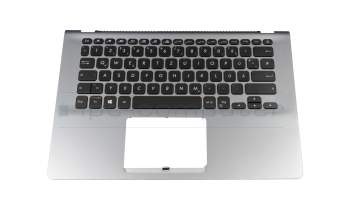 0KNB0-2608GE00 Original Asus Tastatur inkl. Topcase DE (deutsch) schwarz/silber mit Backlight