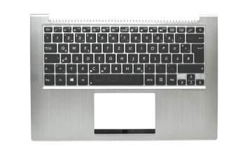 0KNB0-3625GE00 Original Asus Tastatur inkl. Topcase DE (deutsch) schwarz/silber mit Backlight