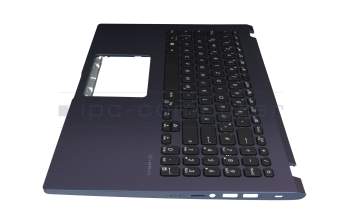 0KNB0-5109GE00 Original Asus Tastatur inkl. Topcase DE (deutsch) schwarz/blau mit Backlight