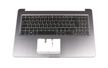 0KNB0-5605GE00 Original Asus Tastatur inkl. Topcase DE (deutsch) schwarz/grau mit Backlight