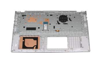 0KNB0-561CGE00 Original Asus Tastatur inkl. Topcase DE (deutsch) silber/silber mit Backlight