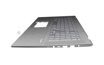 0KNB0-561CGE00 Original Asus Tastatur inkl. Topcase DE (deutsch) silber/silber mit Backlight