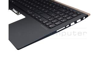 0KNB0-563AGE00 Original Asus Tastatur inkl. Topcase DE (deutsch) blau/blau mit Backlight