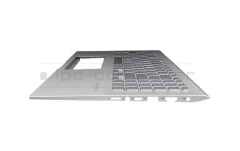 0KNB0-563KGE00 Original Asus Tastatur inkl. Topcase DE (deutsch) silber/silber mit Backlight