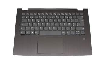 0KNB0-563KGE00 Original Lenovo Tastatur inkl. Topcase FR (französisch) grau/grau