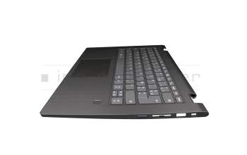 0KNB0-563KGE00 Original Lenovo Tastatur inkl. Topcase FR (französisch) grau/grau