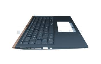 0KNB0-563PGE00 Original Pegatron Tastatur inkl. Topcase DE (deutsch) blau/blau mit Backlight