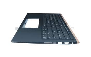 0KNB0-563PGE00 Original Pegatron Tastatur inkl. Topcase DE (deutsch) blau/blau mit Backlight