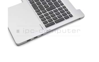 0KNB0-6113GE00 Original Asus Tastatur inkl. Topcase DE (deutsch) schwarz/silber